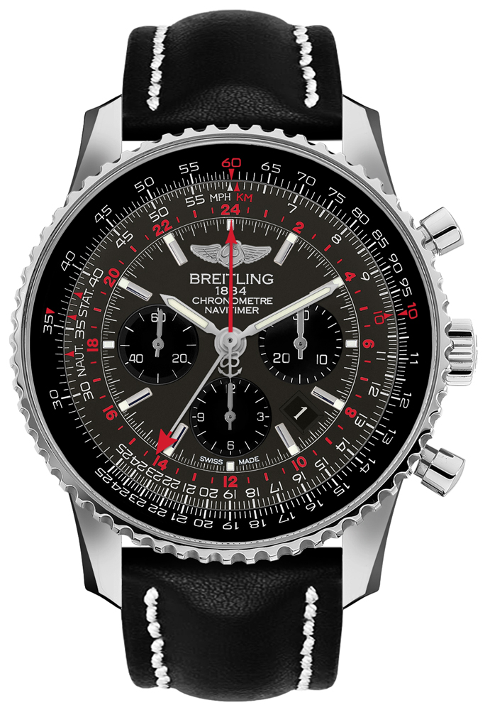 Breitling Navitimer Self winding Automatic Grey Mens Watch AB04413A-F573-442X 