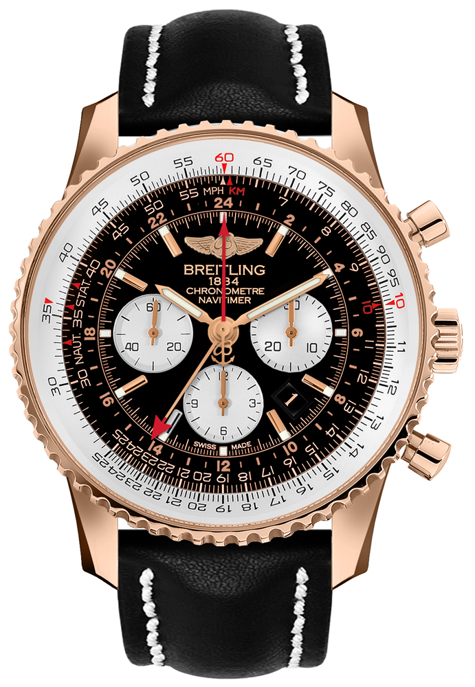 Breitling Navitimer Self winding Automatic Chronometer Black Watch RB044121-BD30-441X 