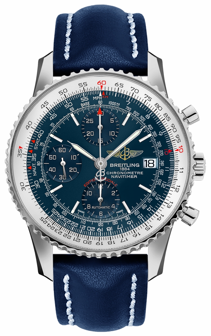 Breitling Navitimer Self winding Automatic Blue Mens Watch A1332412-C942-105X 