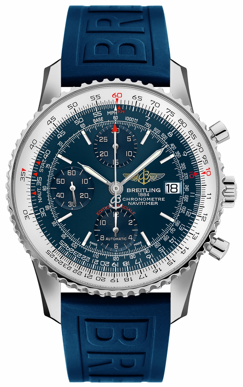Breitling Navitimer Self winding Automatic Blue Mens Watch A1332412-C942-148S 