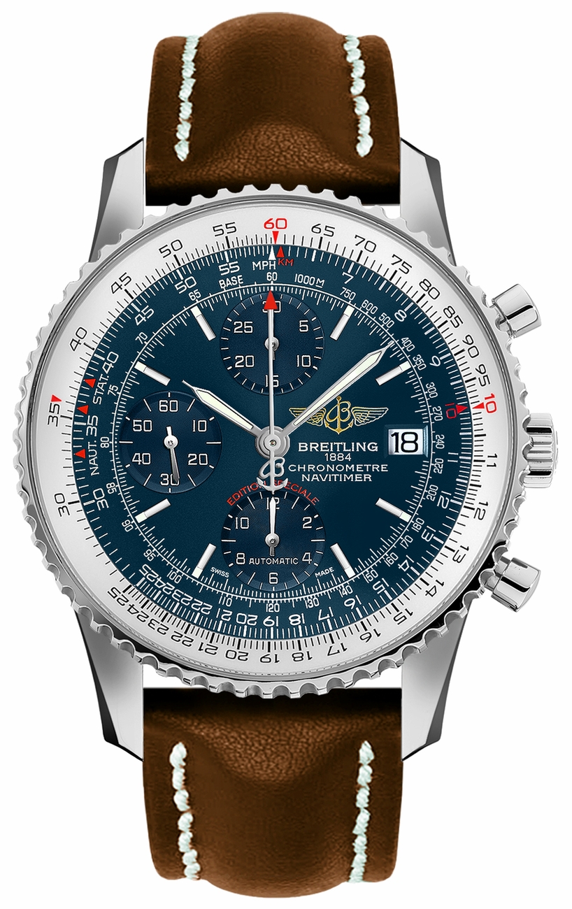 Breitling Navitimer Self winding Automatic Blue Mens Watch A1332412-C942-437X 