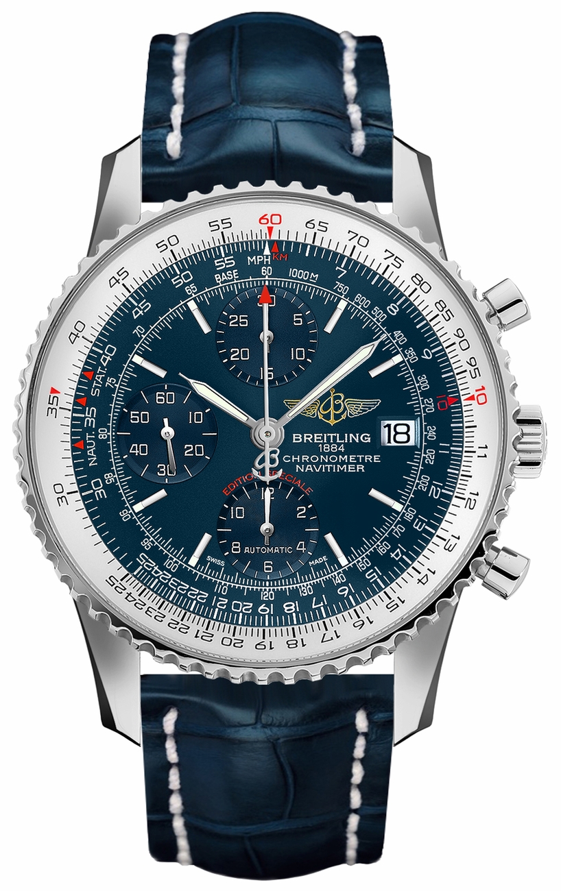 Breitling Navitimer Self winding Automatic Blue Mens Watch A1332412-C942-731P 