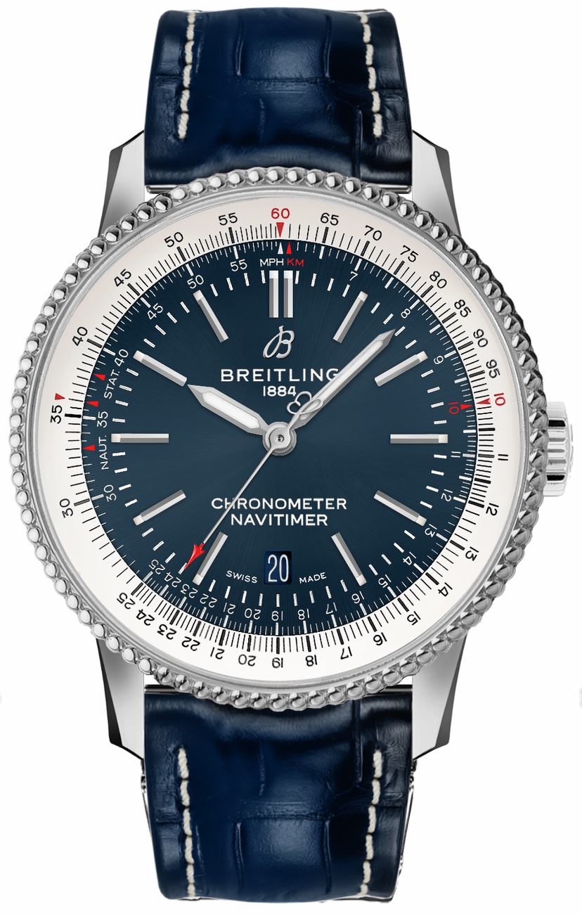 Breitling Navitimer Self winding Automatic Blue Mens Watch A17326211C1P3 