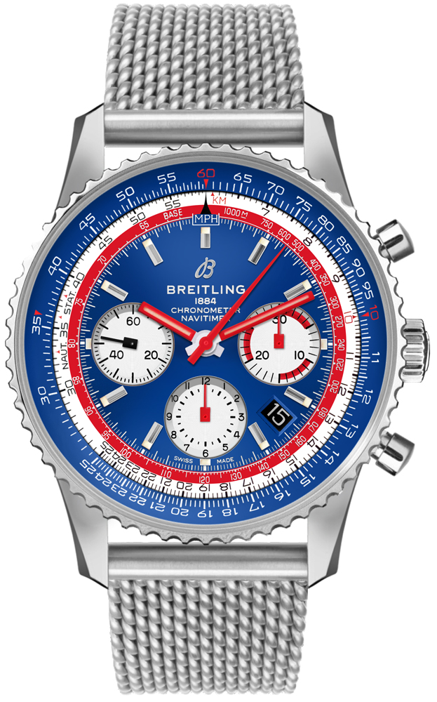 Breitling Navitimer Self winding Automatic Blue Mens Watch AB01212B1C1A1 
