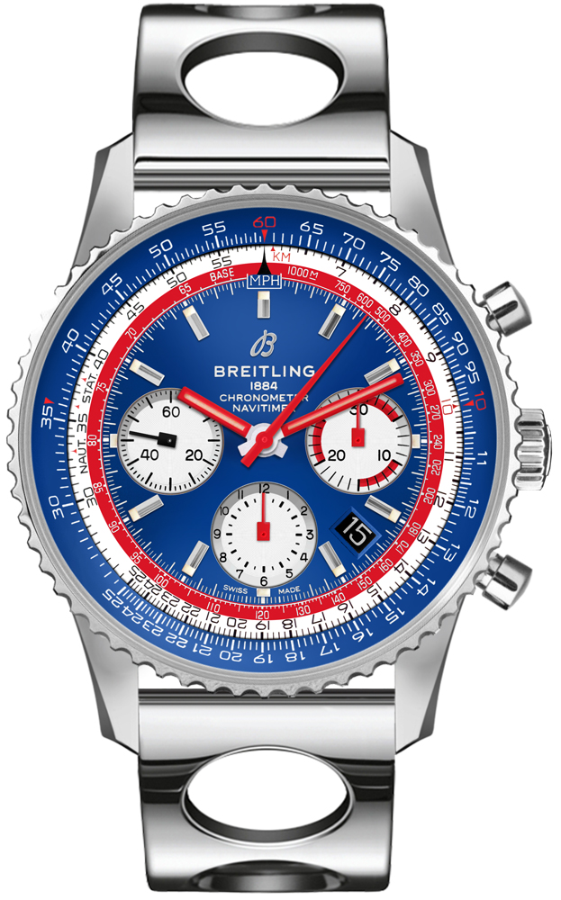 Breitling Navitimer Self winding Automatic Blue Mens Watch AB01212B1C1A2 