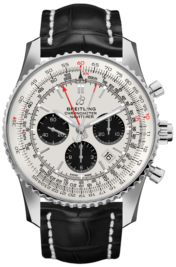 Breitling Navitimer Self winding Automatic Silver Mens Watch AB0311211G1P2 