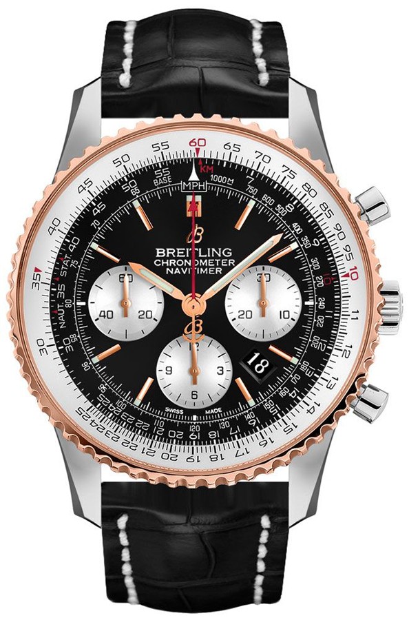Breitling Navitimer Self winding Automatic Black Mens Watch UB0127211B1P2 