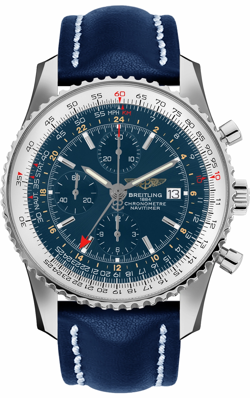 Breitling Navitimer Self winding Automatic Blue Mens Watch A24322121C1X1 
