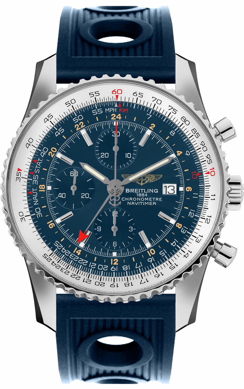 Breitling Navitimer Self winding Automatic Blue Mens Watch A2432212-C651-205S 