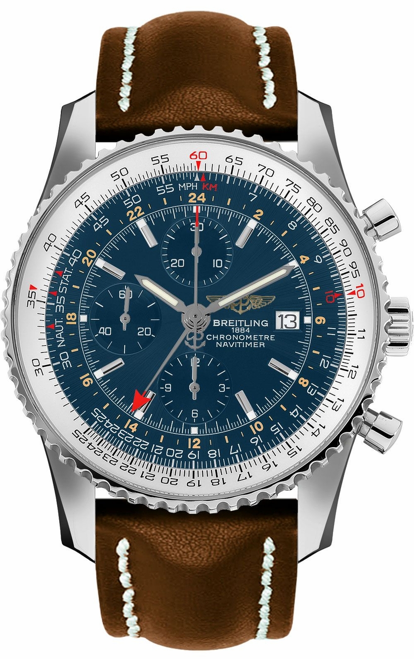 Breitling Navitimer Self winding Automatic Blue Mens Watch A24322121C1X2 
