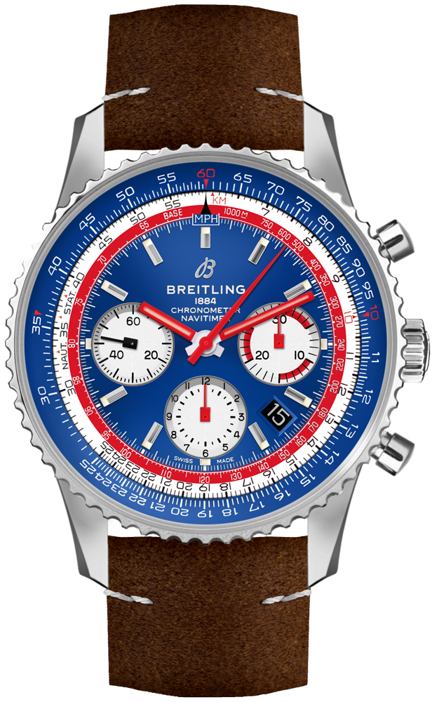 Breitling Navitimer Self winding Automatic Blue Mens Watch AB01212B1C1X1 