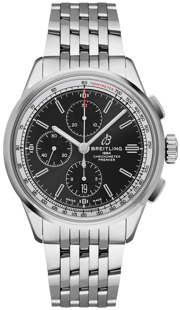 Breitling Premier Self winding Automatic Black Mens Watch A13315351B1A1 