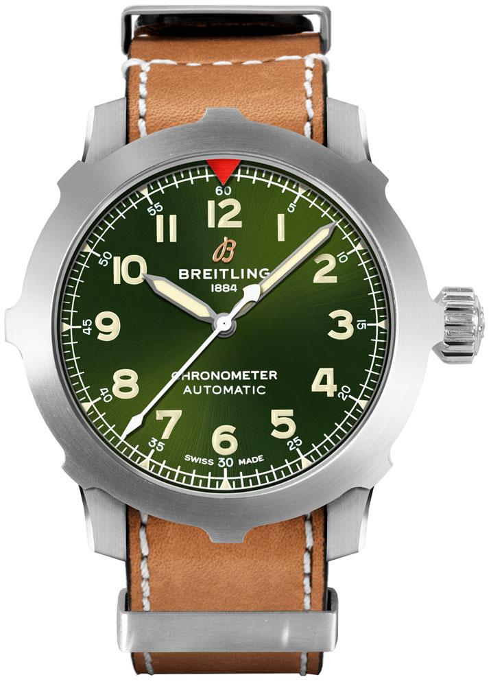 Breitling Navitimer Aviator 8 Self winding Automatic Green Watch EB2040101L1X1 