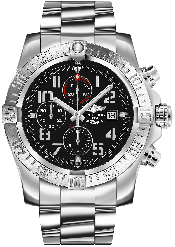 Breitling Avenger Self winding Automatic Black Mens Watch A13371111B2A1 