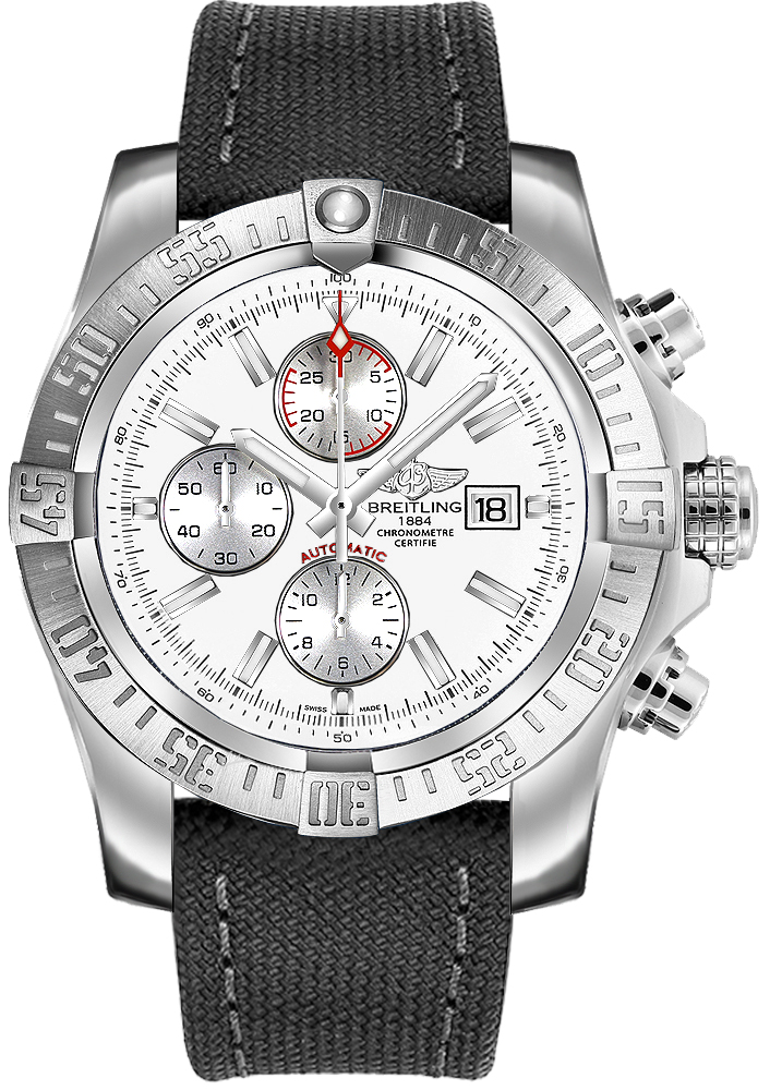 Breitling Avenger Self winding Automatic Silver Mens Watch A1337111-G779-100W 