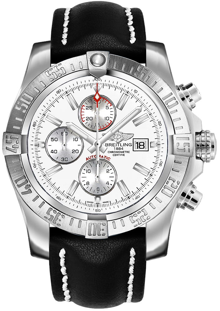 Breitling Avenger Self winding Automatic Silver Mens Watch A1337111-G779-441X 