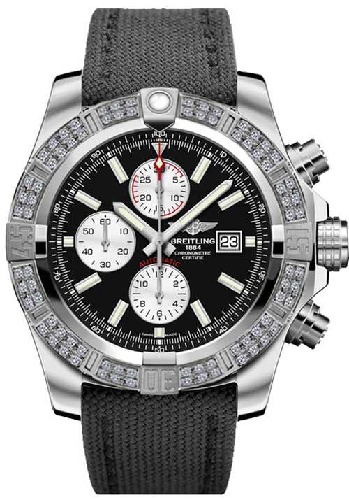 Breitling Avenger Self winding Automatic Chronometer Black Mens Watch A1337153-BC29-100W 