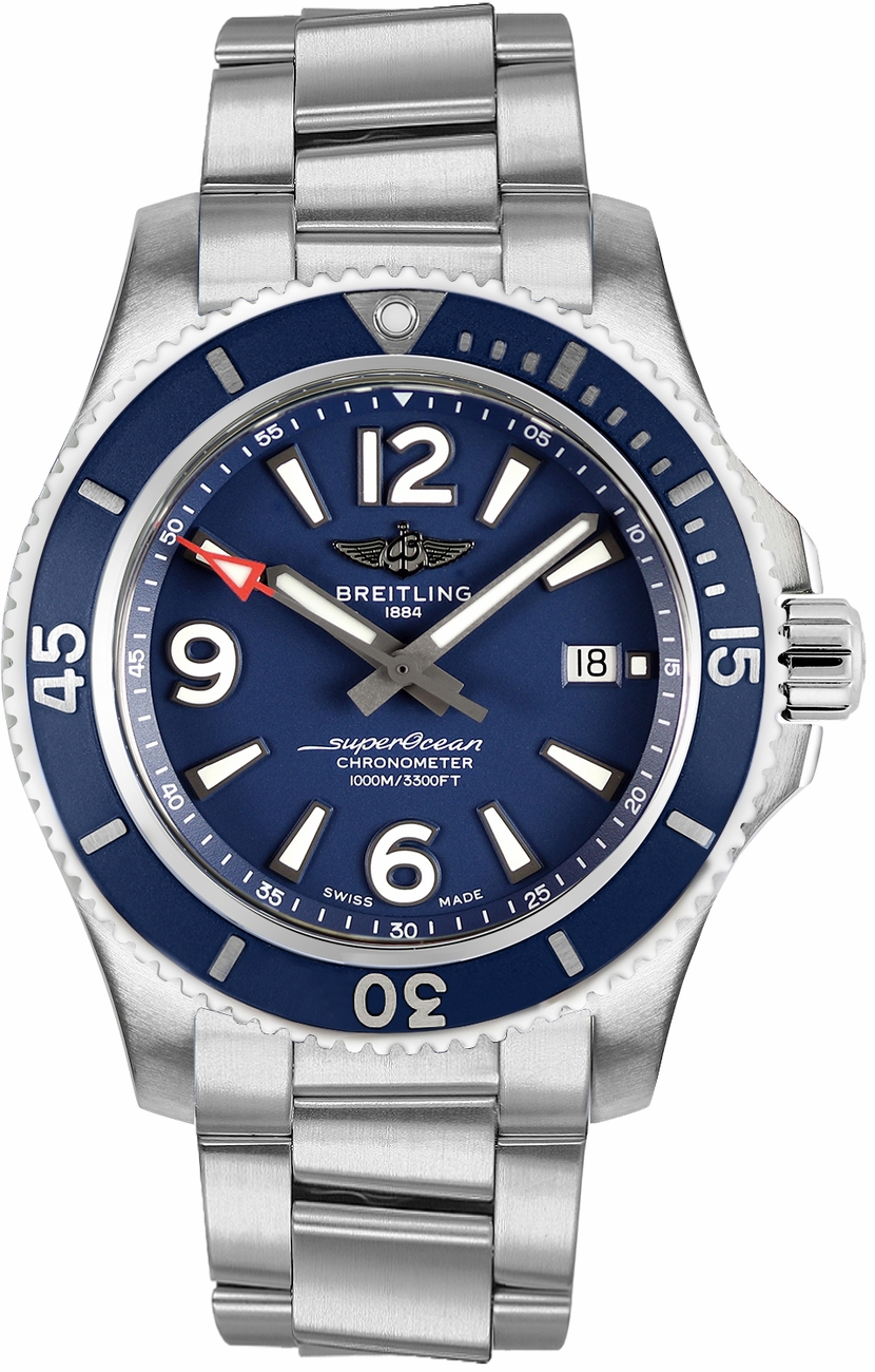 Breitling Superocean Self winding Automatic Blue Mens Watch A17367D81C1A1 