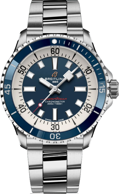 Breitling Superocean Self winding Automatic Blue Mens Watch A17375E71C1A1 