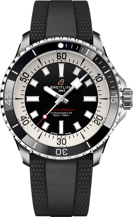 Breitling Superocean Self winding Automatic Black Mens Watch A17375211B1S1 