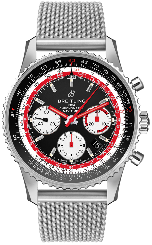 Breitling Navitimer Self winding Automatic Silver Mens Watch AB01211B1B1A1 