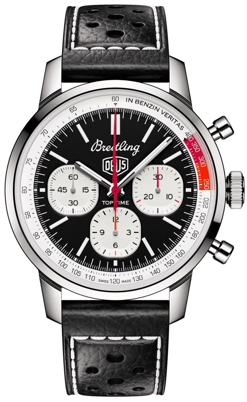 Breitling Top Time Self Winding Automatic Black Mens Watch AB01765A1B1X1 