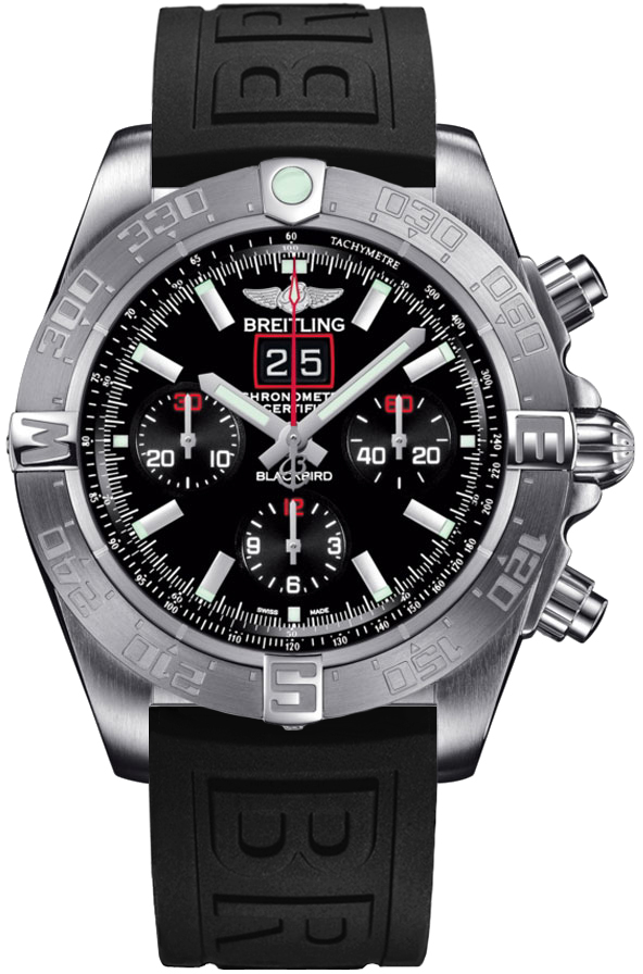 Breitling Avenger Self winding Automatic Chronometer Black Mens Watch A4436010-BB71-153S 