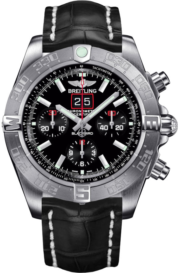 Breitling Avenger Self winding Automatic Chronometer Black Mens Watch A4436010-BB71-743P 