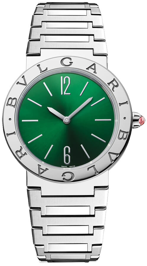 Bvlgari Bvlgari Battery Operated Quartz Green Ladies Watch 103066 