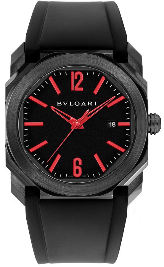 Bvlgari Octo Self Winding Automatic Black Mens Watch 102738 