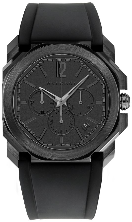 Bvlgari Octo Self Winding Automatic Black Mens Watch 103027 