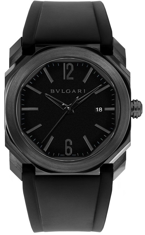 Bvlgari Octo Self Winding Automatic Black Mens Watch 102737 