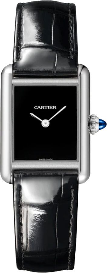 Cartier Tank Must Battery Operated Quartz Black Ladies Watch WSTA0071 