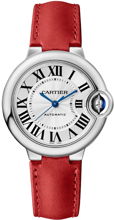 Cartier Ballon Bleu Self Winding Automatic Silver Ladies Watch WSBB0037 