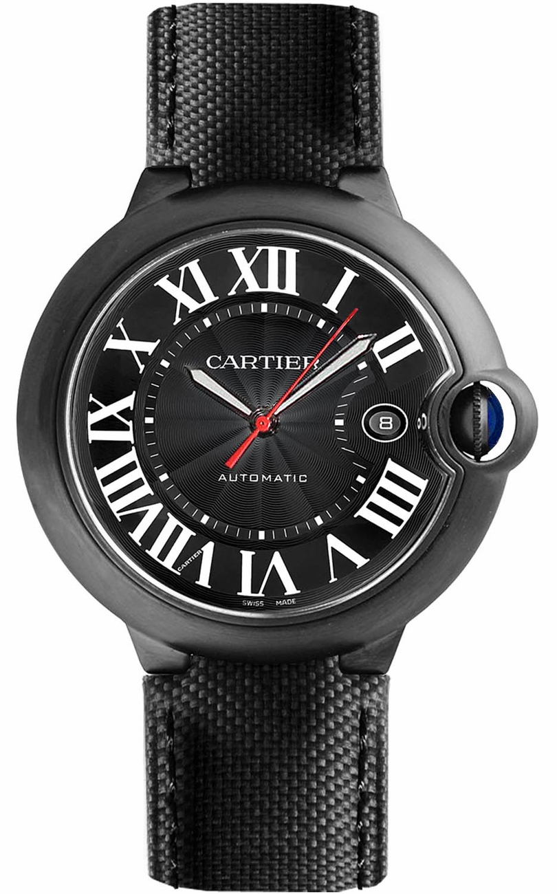 Cartier Ballon Bleu Self winding Automatic Black Mens Watch WSBB0015 