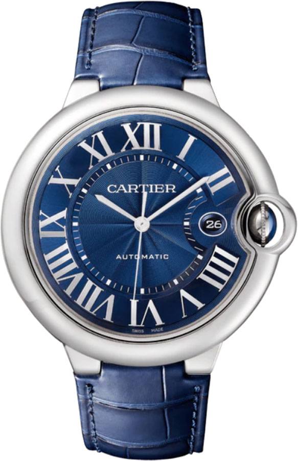 Cartier Ballon Bleu Self winding Automatic Blue Mens Watch WSBB0027 