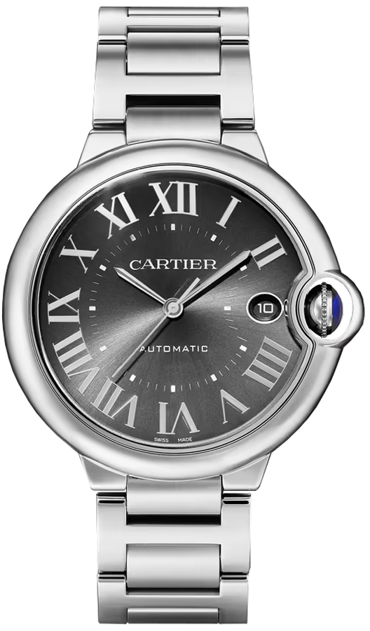 Cartier Ballon Bleu Dark Grey Dial Men's Watch WSBB0060 