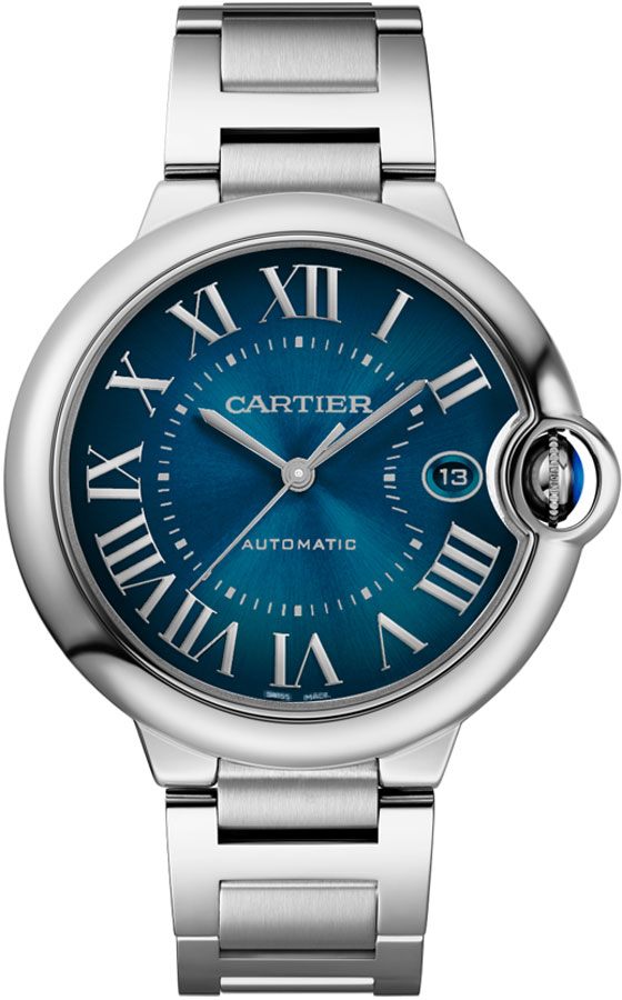 Cartier Ballon Bleu Self winding Automatic Blue Mens Watch WSBB0061 