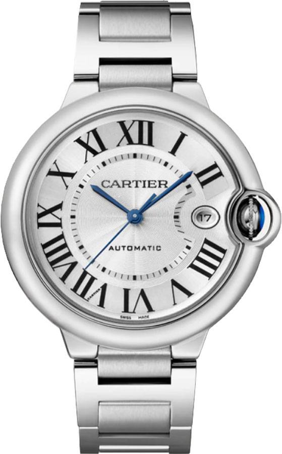 Cartier Ballon Bleu Self winding Automatic Silver Mens Watch WSBB0040 