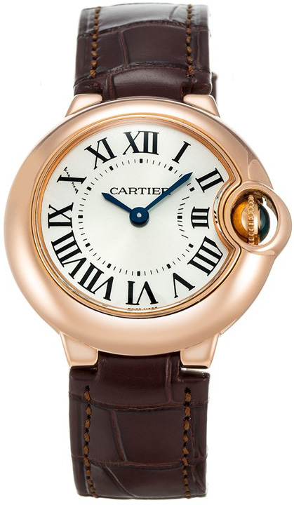 Cartier Ballon Bleu Battery Operated Quartz Silver Ladies Watch W6900256 
