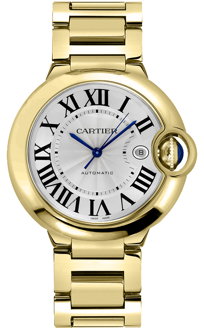 Cartier Ballon Bleu Self winding Automatic Silver Watch W69005Z2 