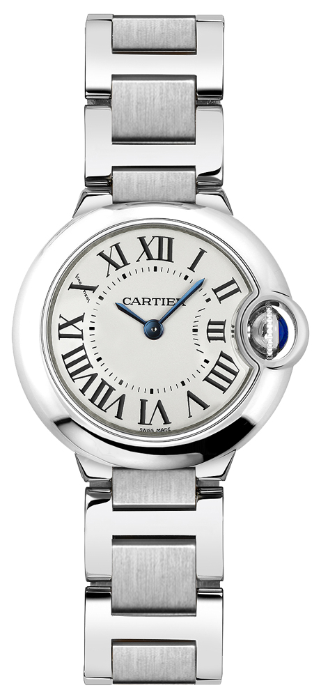 Cartier Ballon Bleu Steel Women's Watch W69010Z4 