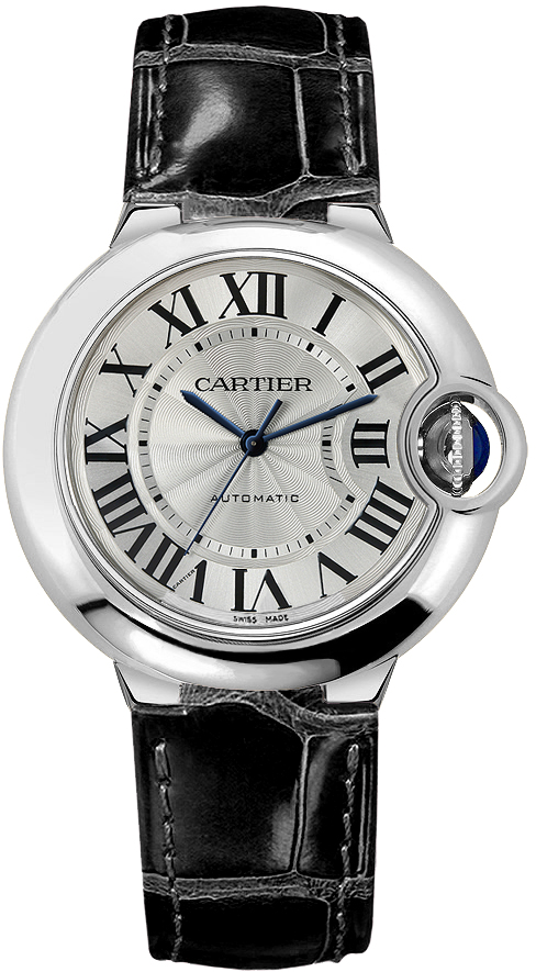 Cartier Ballon Bleu Self winding Automatic Silver Ladies Watch W69017Z4 