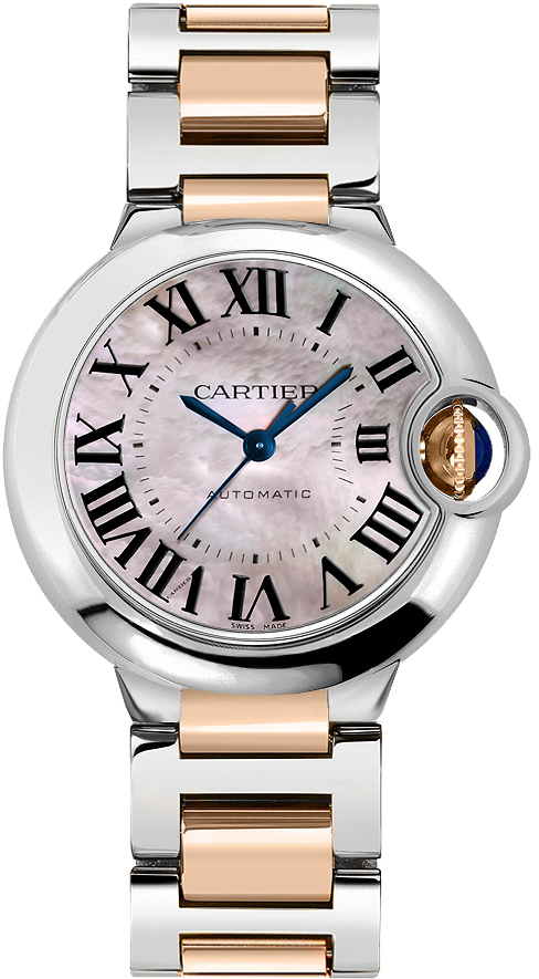 Cartier Ballon Bleu Self winding Automatic Pink UNISEX Watch W6920033 