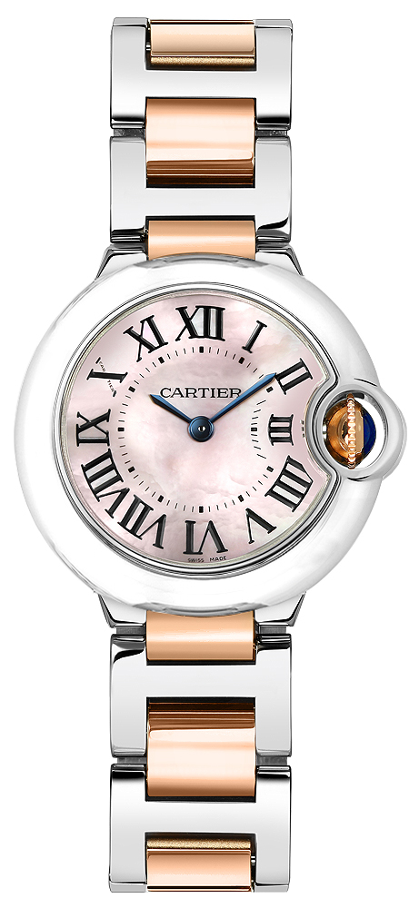 Cartier Ballon Bleu Battery Operated Quartz Pink Ladies Watch W6920034 