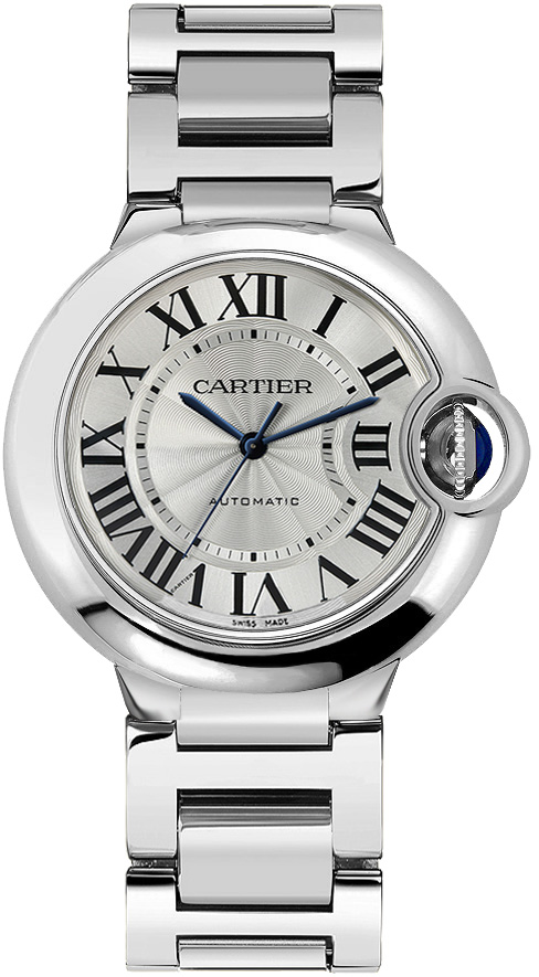 Cartier Ballon Bleu Self winding Automatic Silver Ladies Watch W6920046 