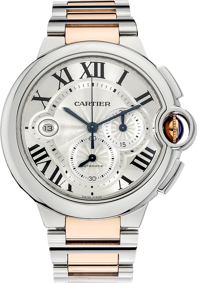 Cartier Ballon Bleu Self winding Automatic Silver Watch W6920063 
