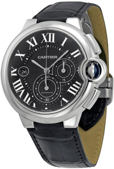 Cartier Ballon Bleu Self winding Automatic Black Mens Watch W6920079 