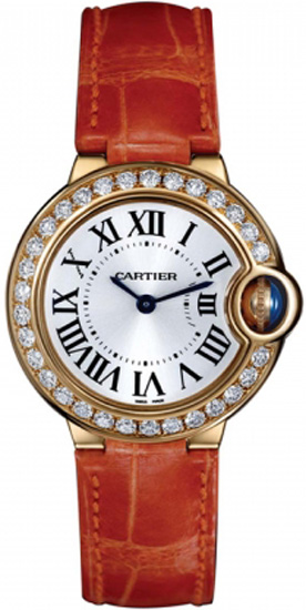 Cartier Ballon Bleu Battery Operated Quartz Silver Ladies Watch WE900151 