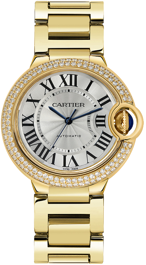 Cartier Ballon Bleu Self winding Automatic Silver UNISEX Watch WE9004Z3 